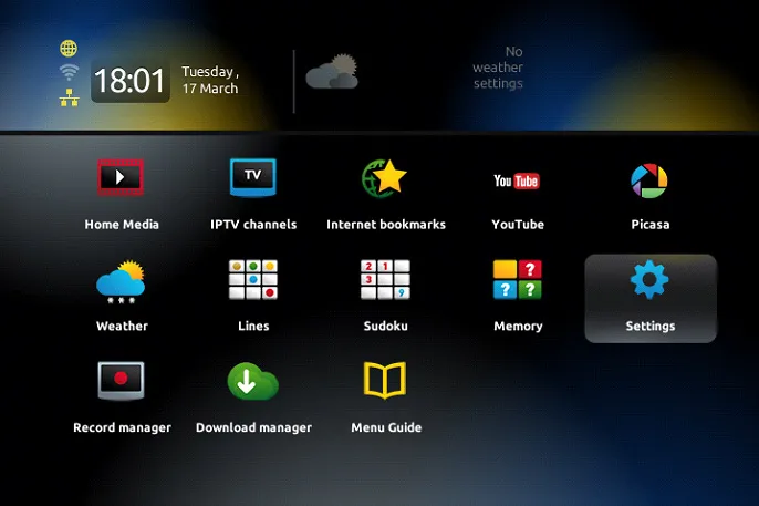 OTTOCEAN IPTV ON MAG BOX